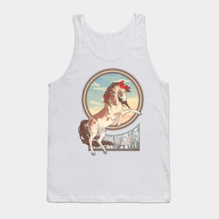 Poppy horse art Tank Top